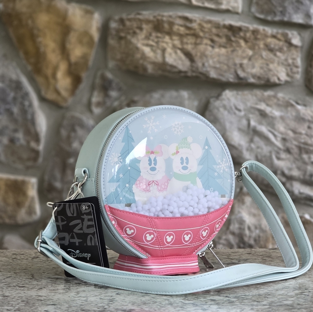 Disney Loungefly Snowglobe Crossbody - Picture 1 of 8